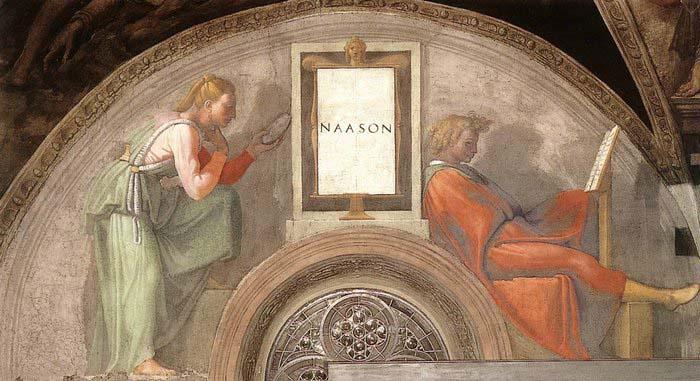 Michelangelo Buonarroti Nahshon oil painting image